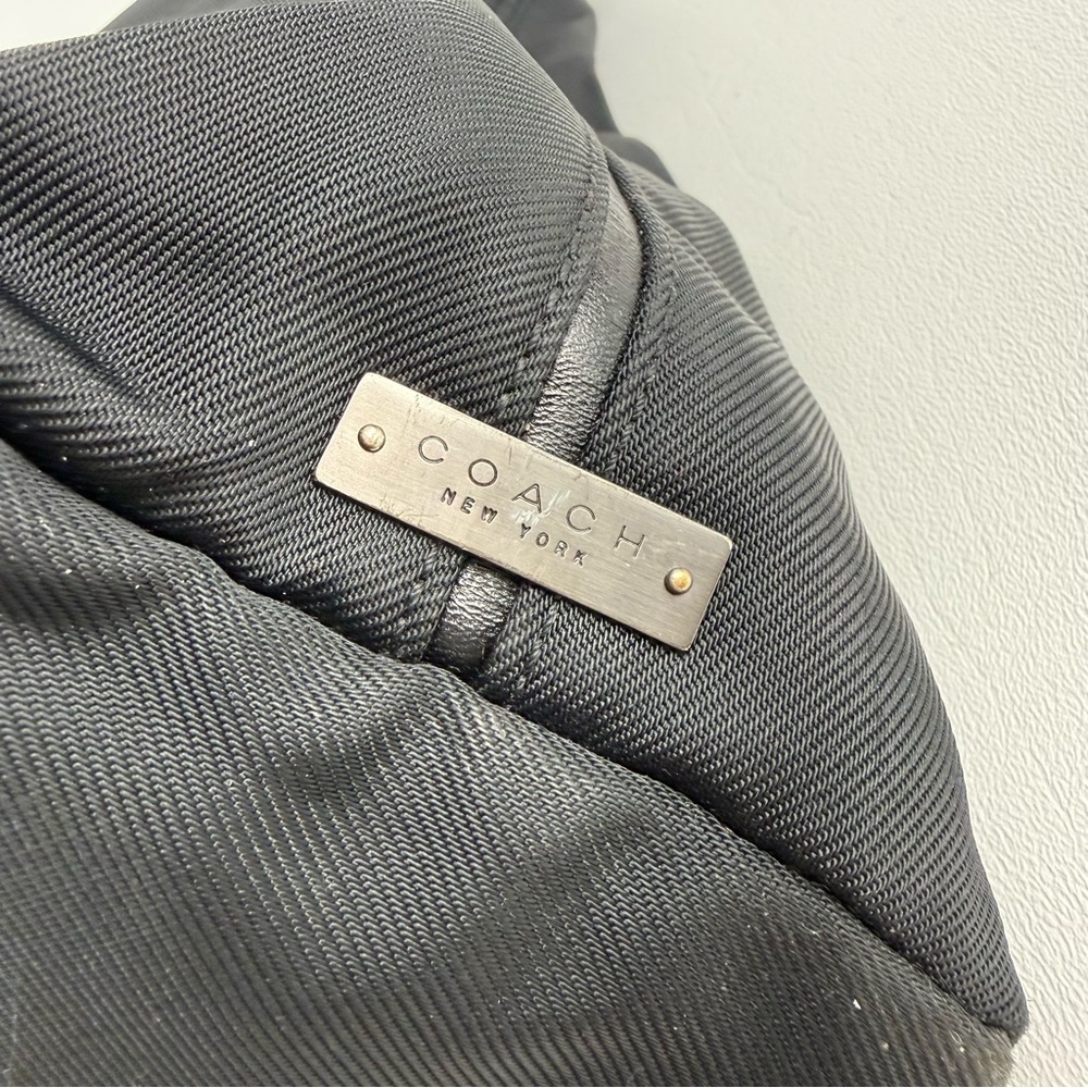 Vintage Coach Mercer Black Nylon Hobo Bag – Style 7422 (Y2K Era) - Picture 4 of 11